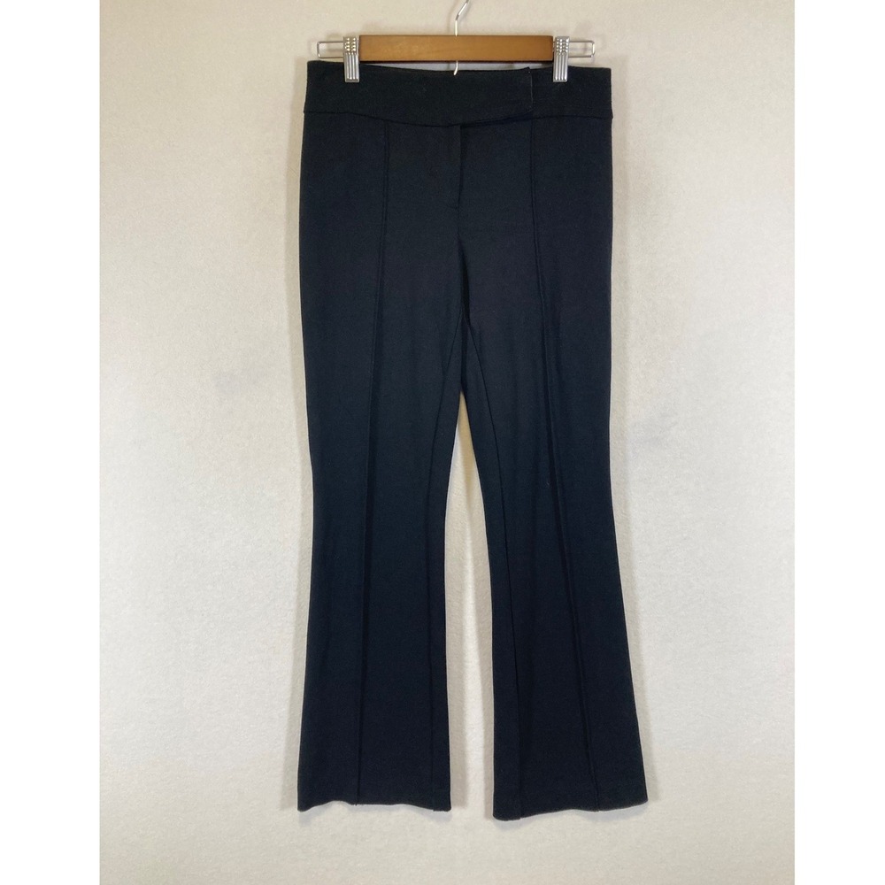 Professional Cache Women Size 0 Black Flare Front Seam Stretch Dress Pants